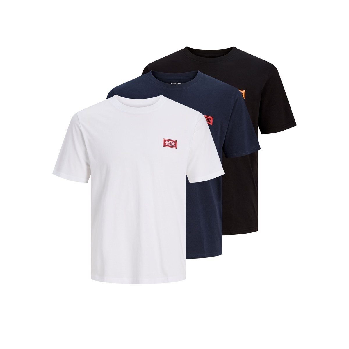 T-Shirt noire - black, JACK & JONES