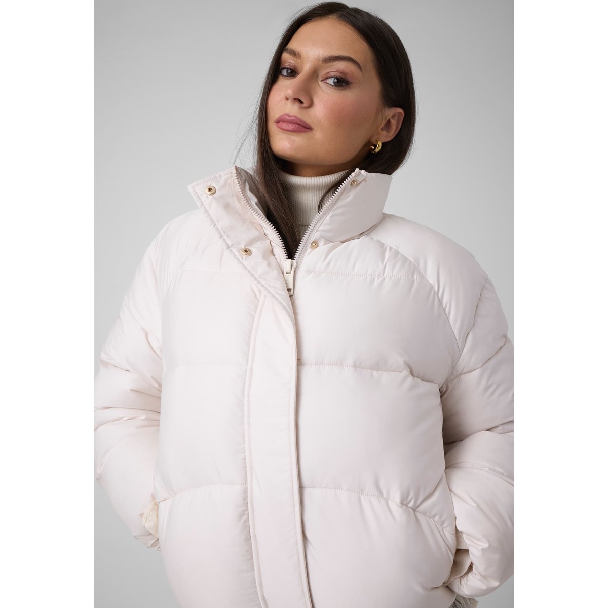 Doudoune Courte gris, GUESS