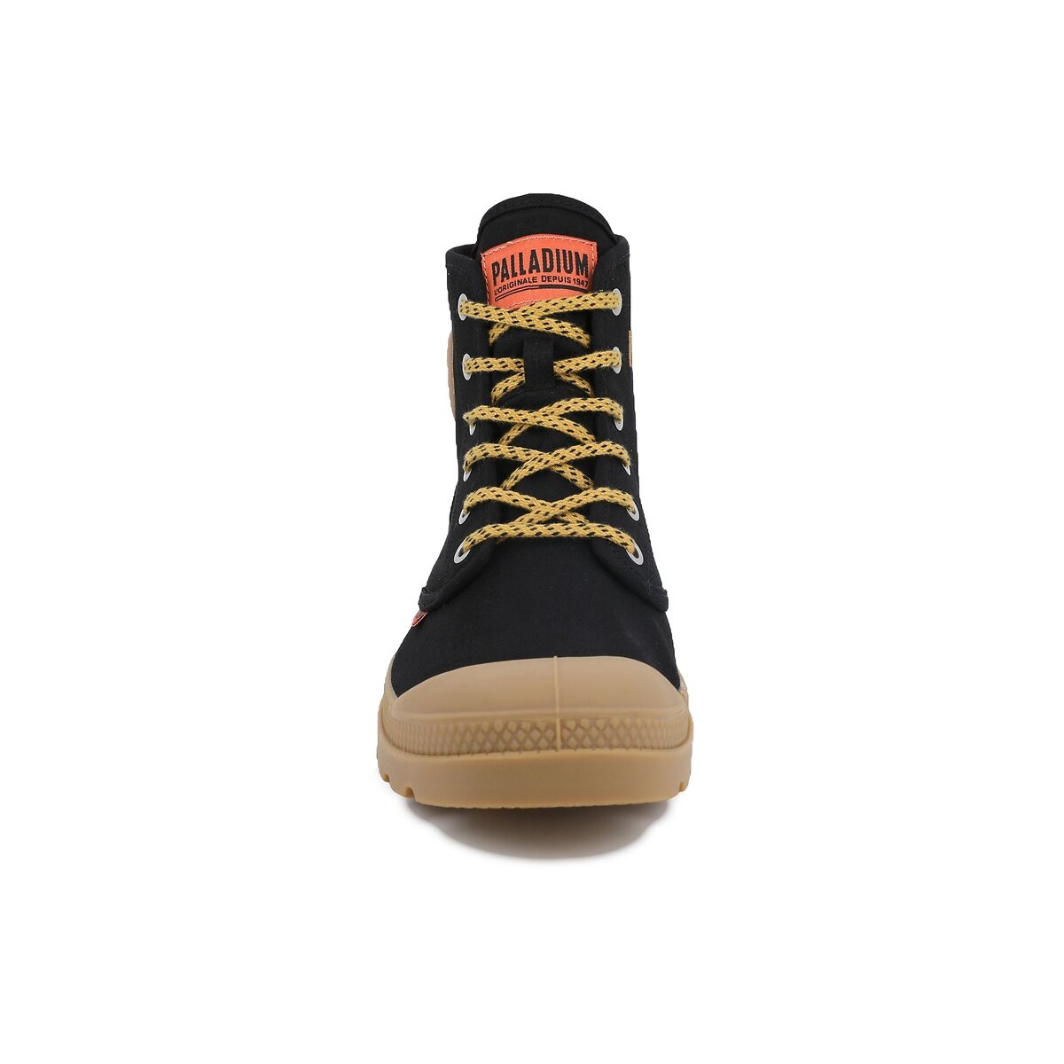 Baskets en coton noir, PALLADIUM