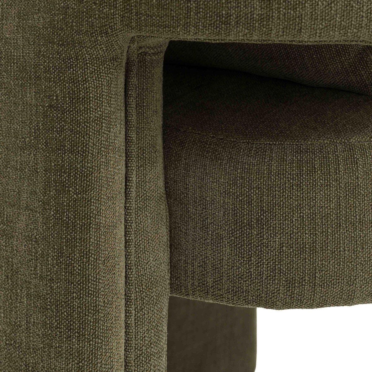 Arthur Sculptural Armchair olive, ÉDITÉ