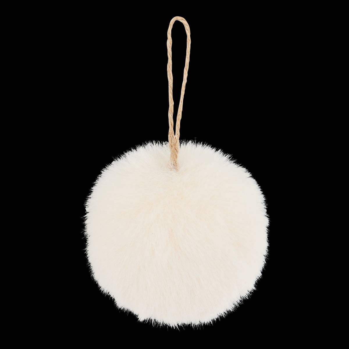 BDN FOURR CREME/MARRON 80MM blanc, ATMOSPHERA