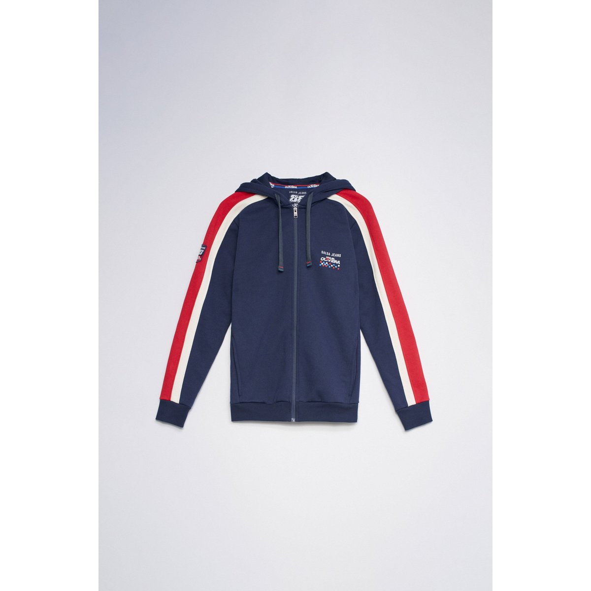 VESTE MIGUEL OLIVEIRA X SALSA JEANS bleu lagon, SALSA JEANS