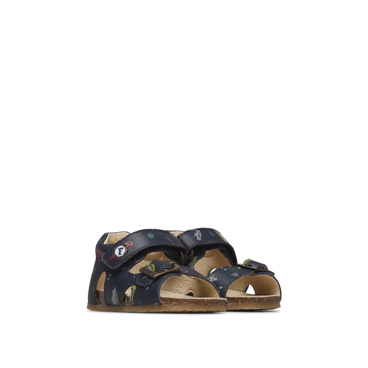 Sandales en cuir BEA marine-, FALCOTTO