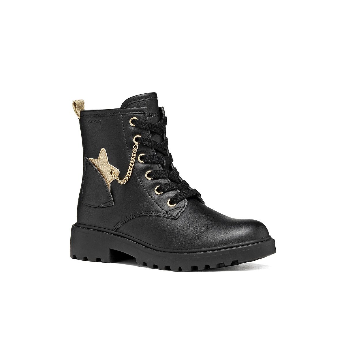 Botas con cordones CASEY negro, GEOX