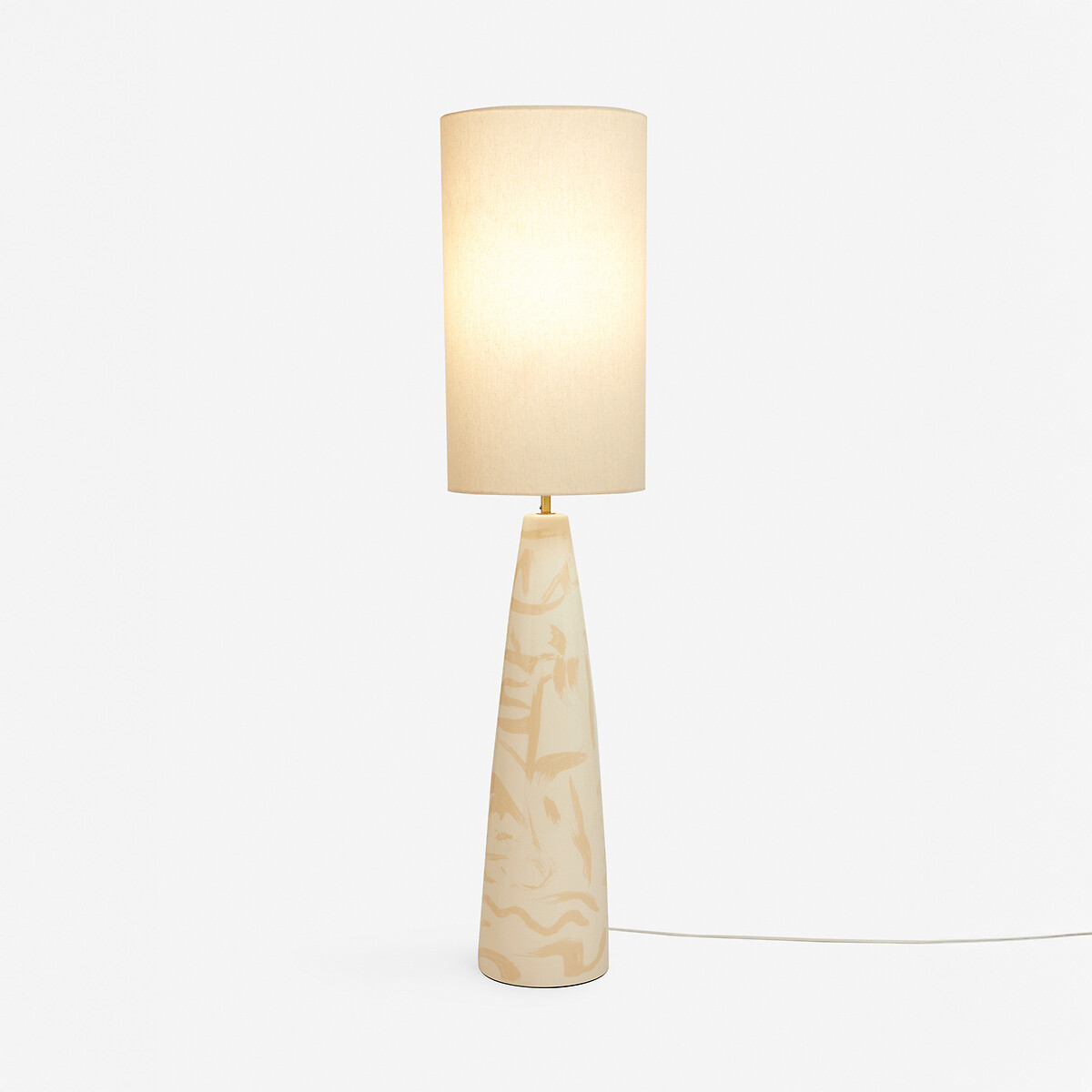 MADE.COM Vince Floor Lamp cream, MADE