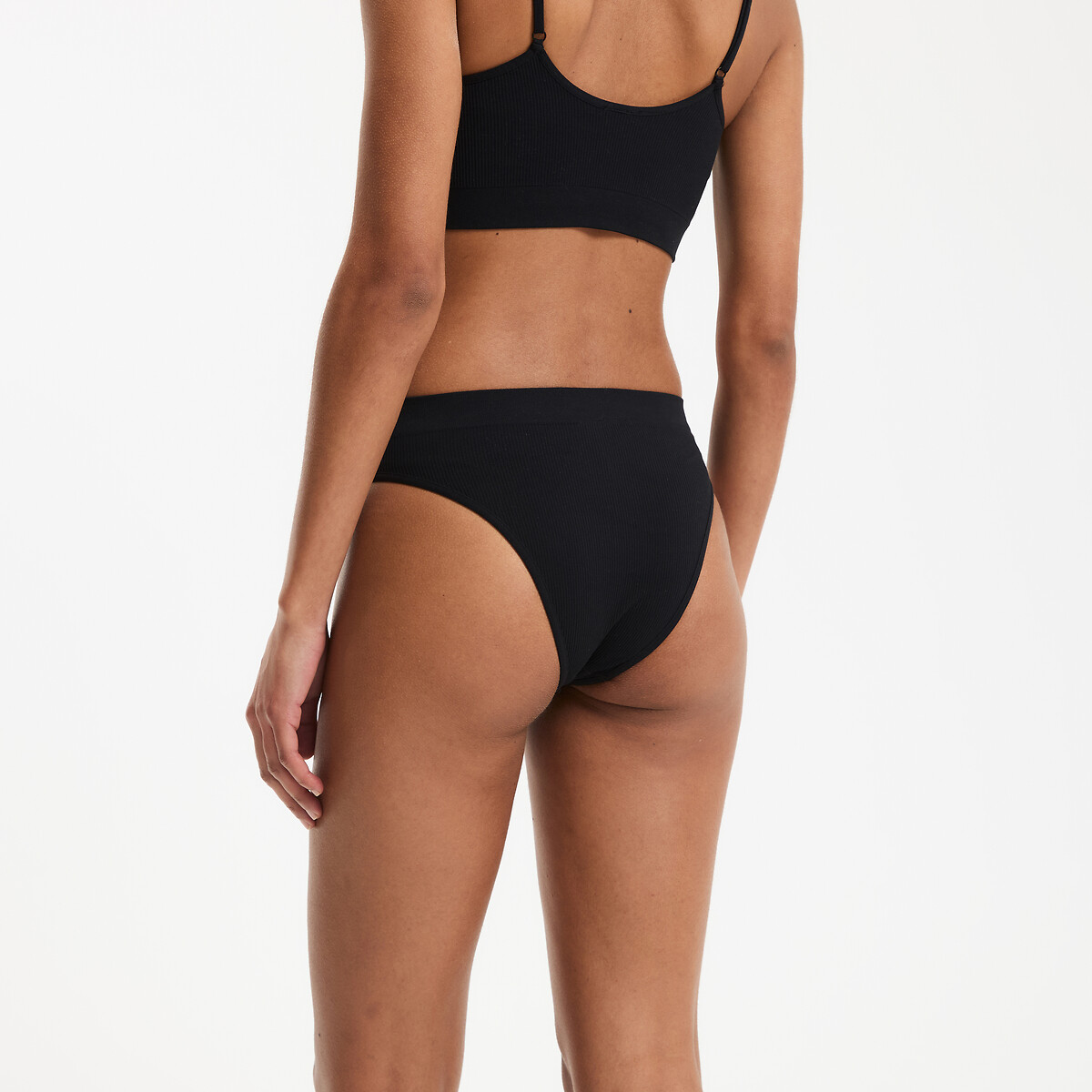 ALOIS stretch naadloze slip zwart, LA REDOUTE COLLECTIONS