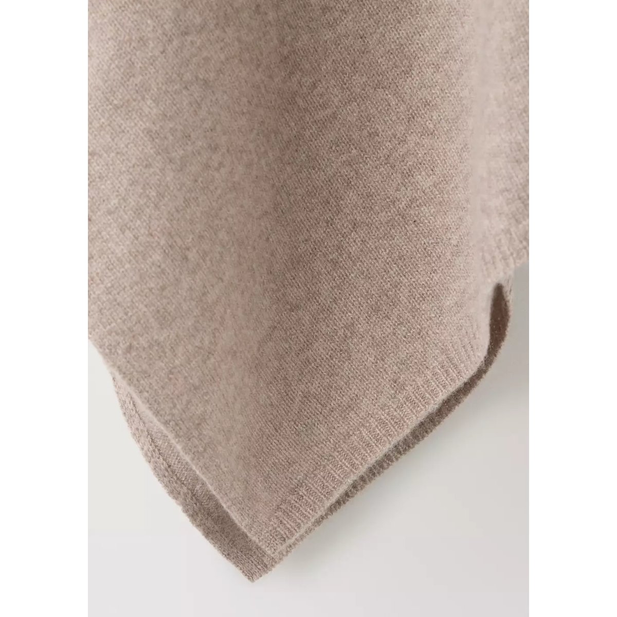 Cape 100 % cachemire beige, MANGO
