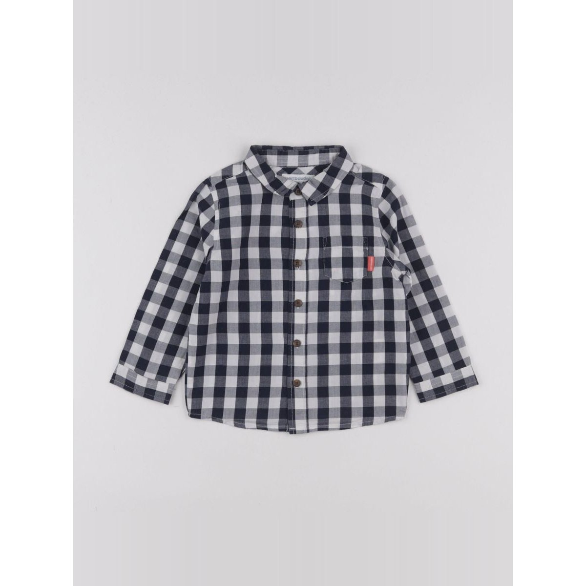 Chemise - Très bon état blanc, bleu, VERTBAUDET