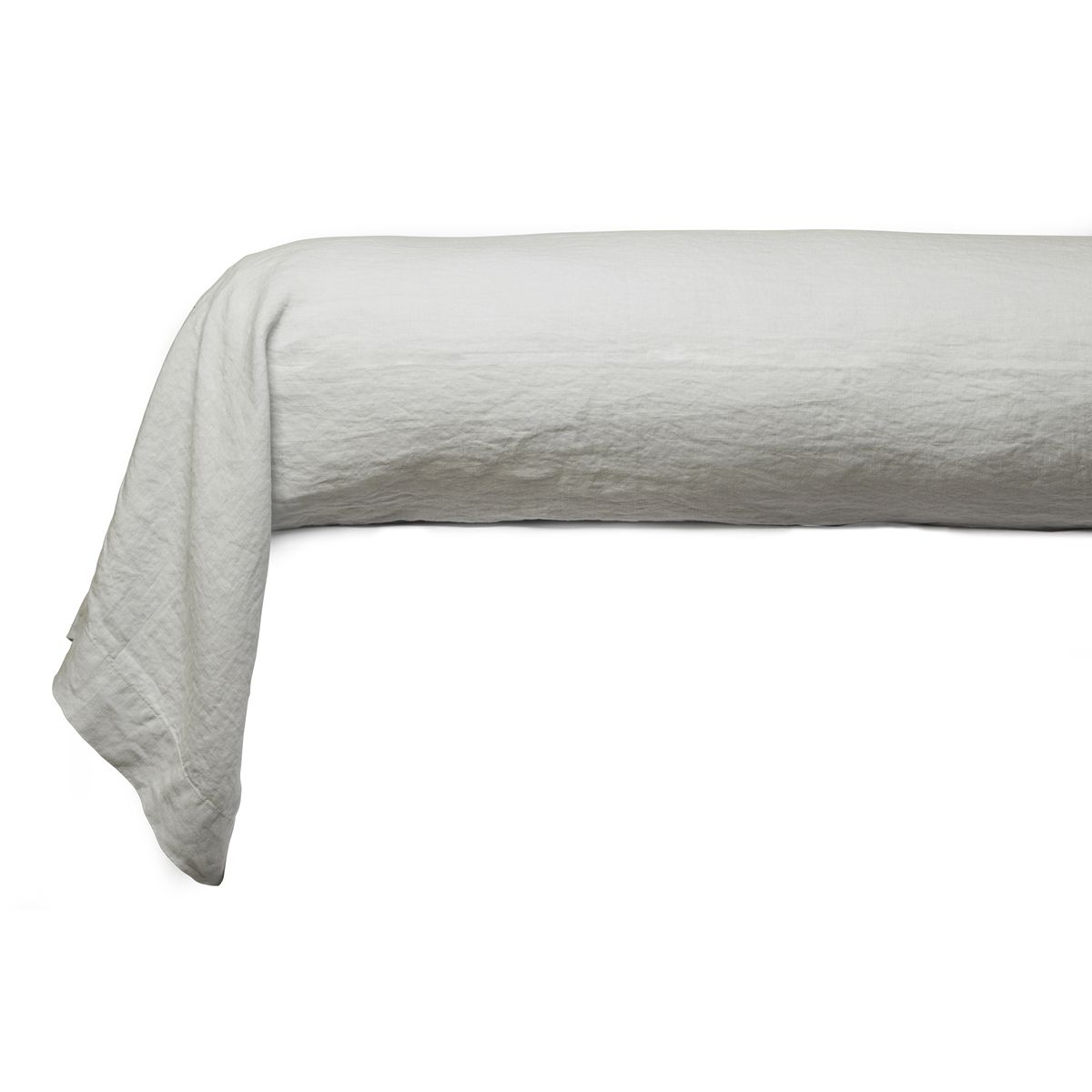 Taie De Traversin Uni - LIN LAVE blanc, TRADITION DES VOSGES