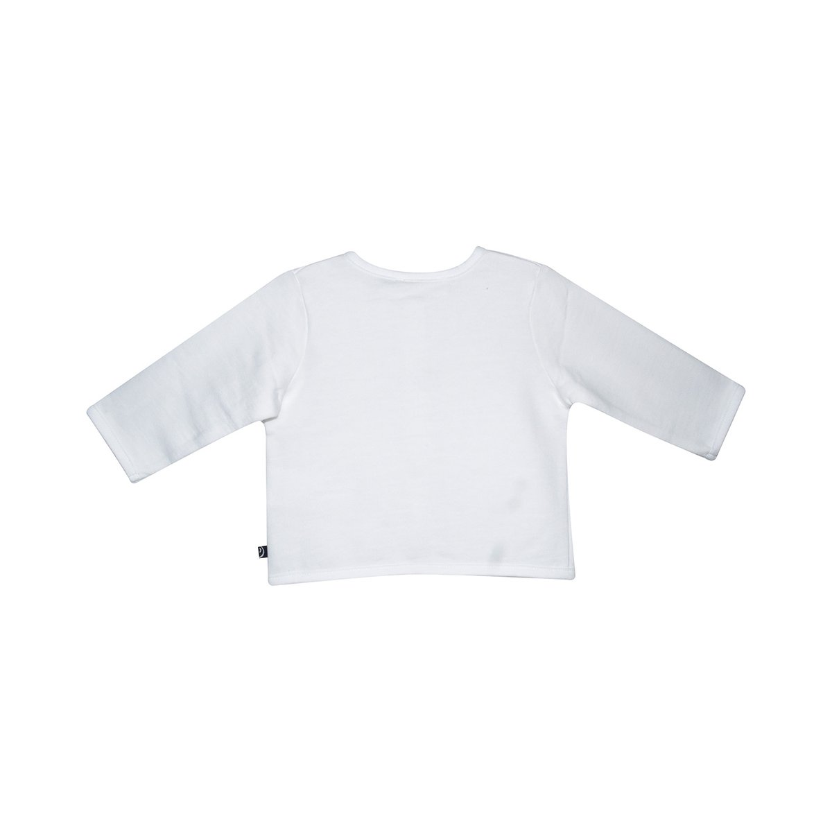 Cardigan gypsophile molleton bebe blanc, SUCRE D'ORGE