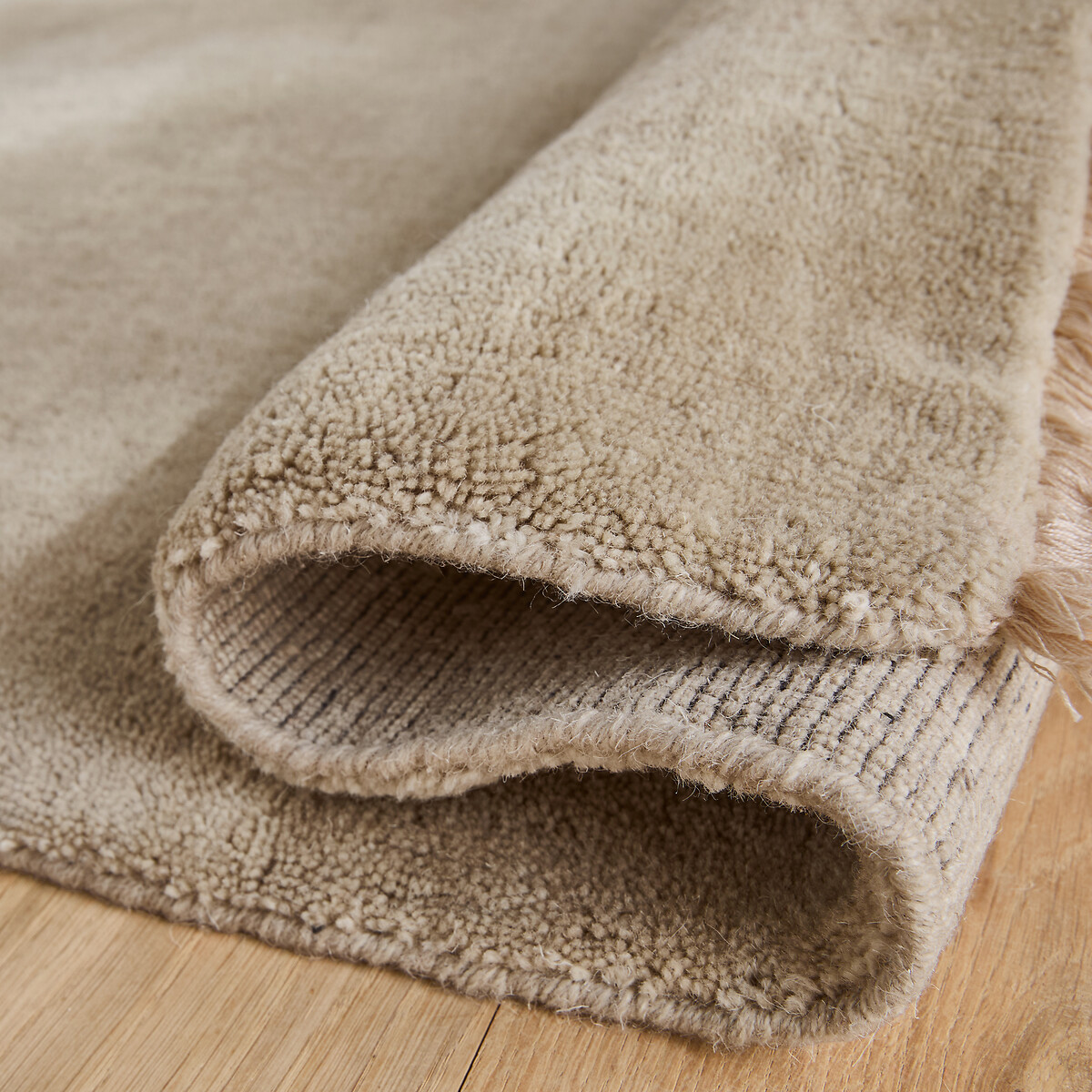 Alfombra de lana anudada a mano XL, HOTEP beige grisáceo, AM.PM