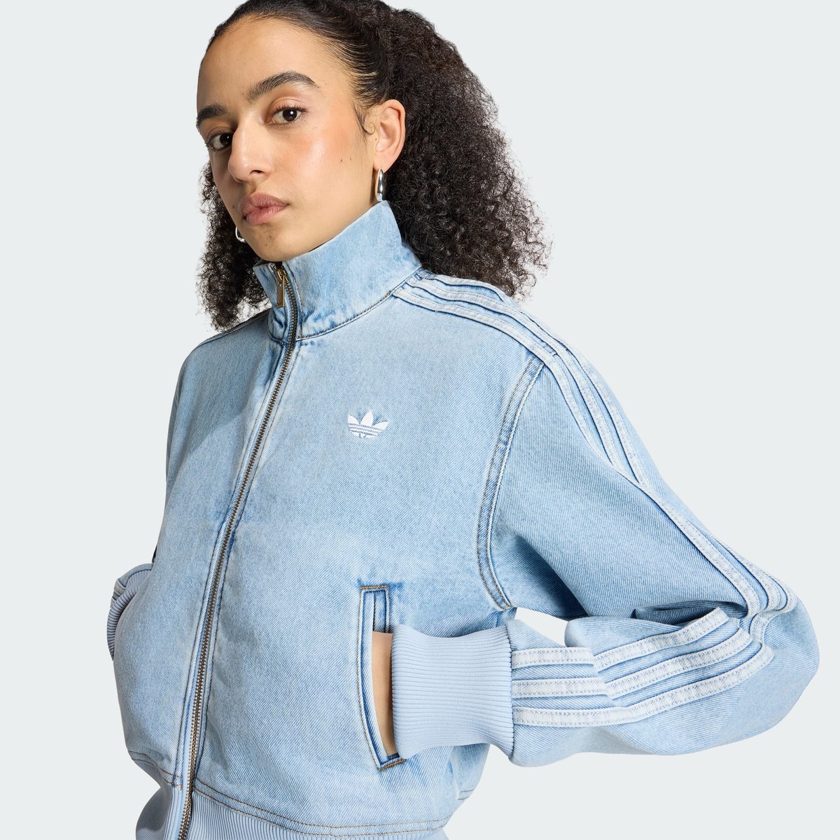 Veste De Survêtement Denim Firebird Veste De Survêtement Denim Firebird light denim, adidas Originals
