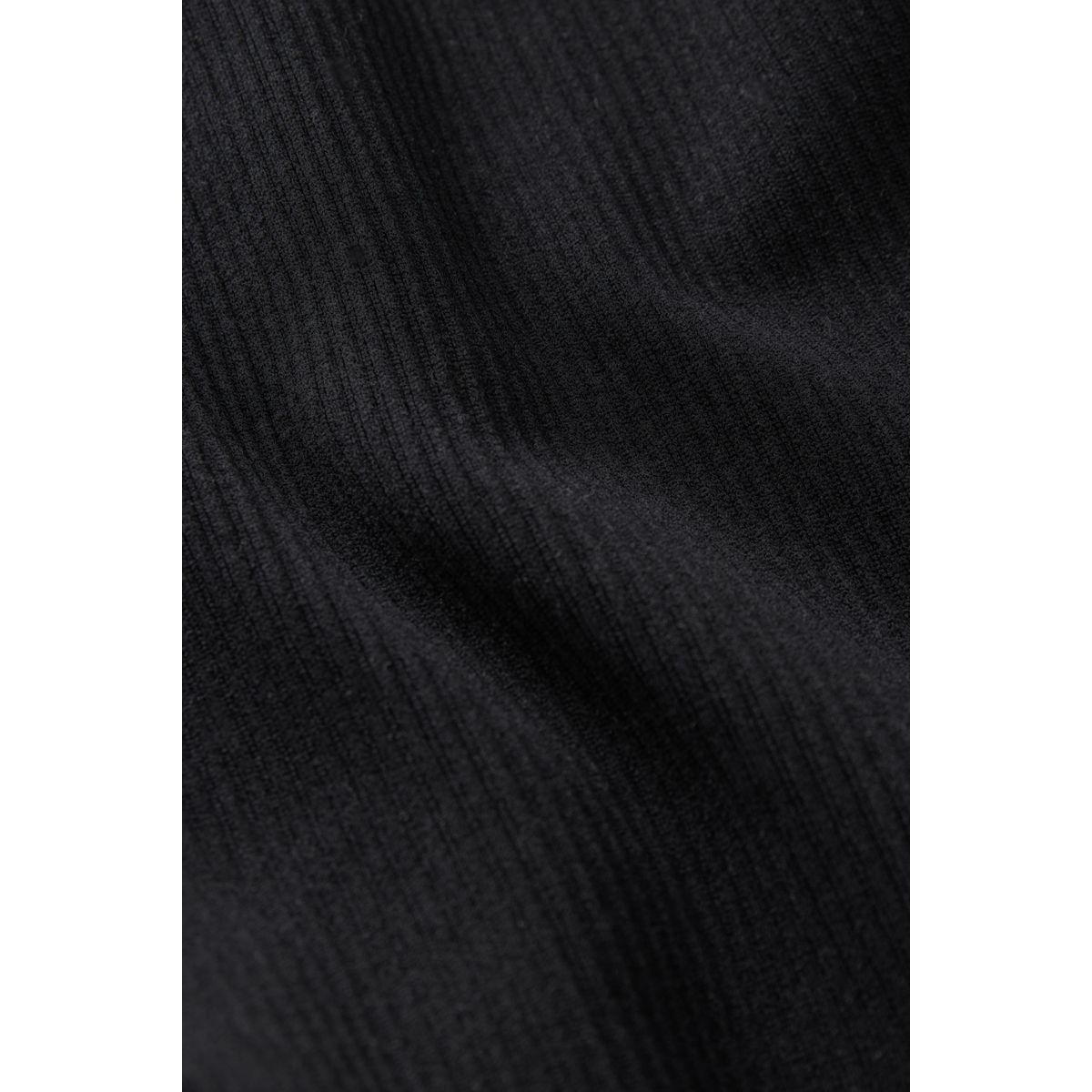 Short cycliste côtelé à taille haute noir, NEXT