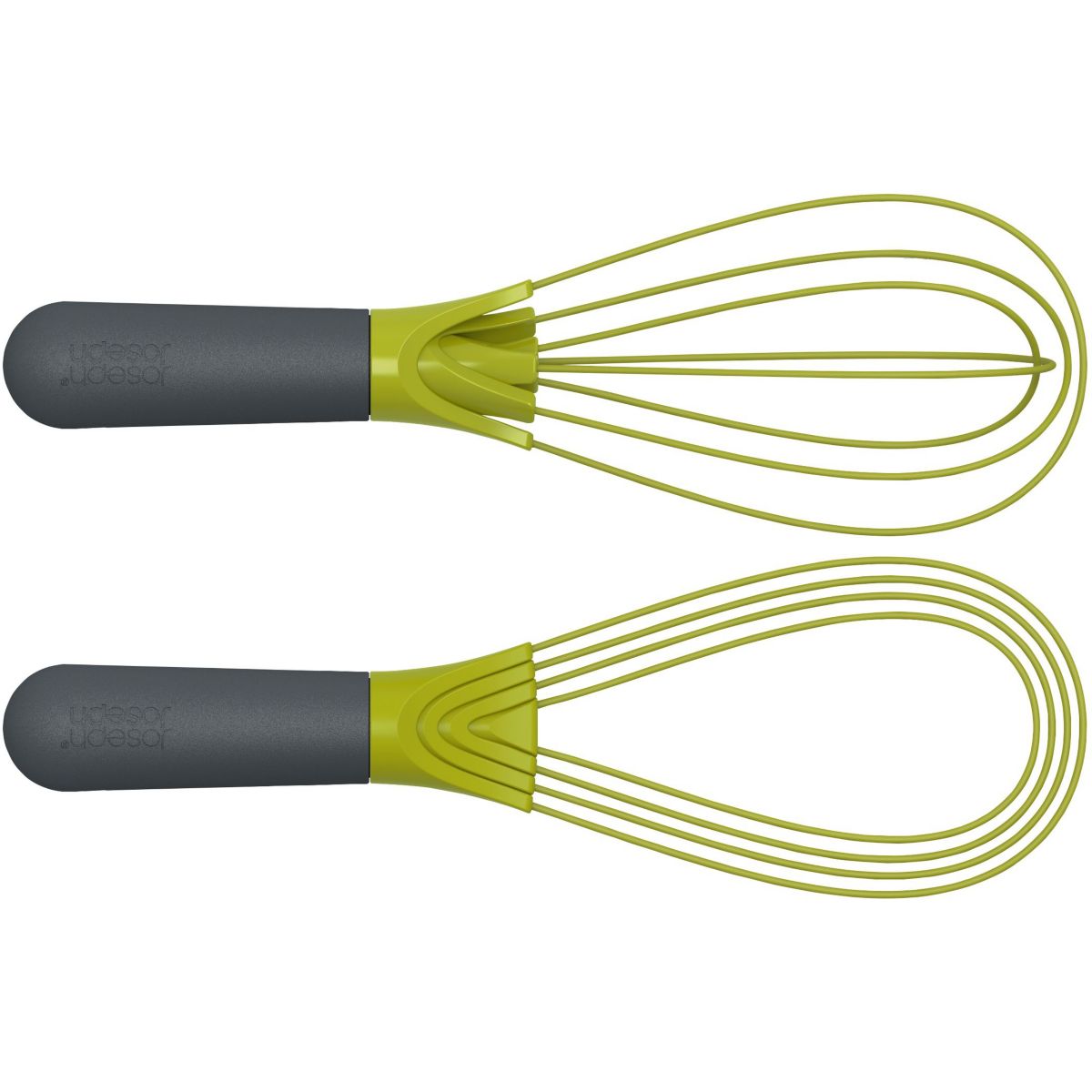 Fouet en silicone 2 en 1 twist vert, JOSEPH JOSEPH