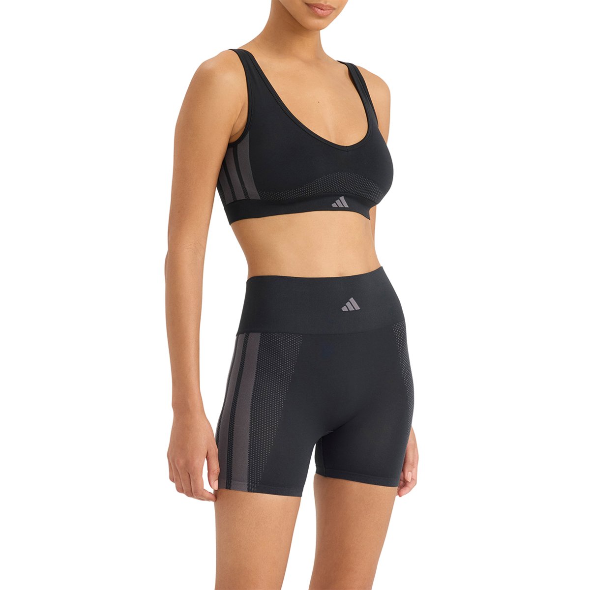 Shorty ACTIVE MICRO STRETCH SEAMLESS noir, adidas Performance