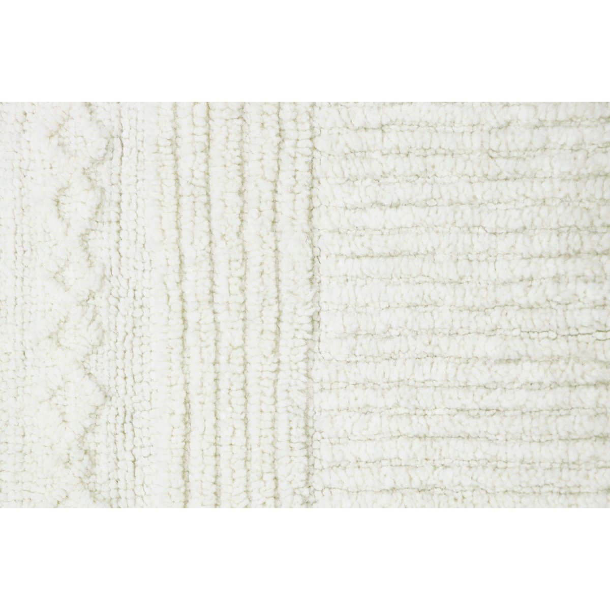 Tapis à laine Rectangulaire ARI blanc, LORENA CANALS