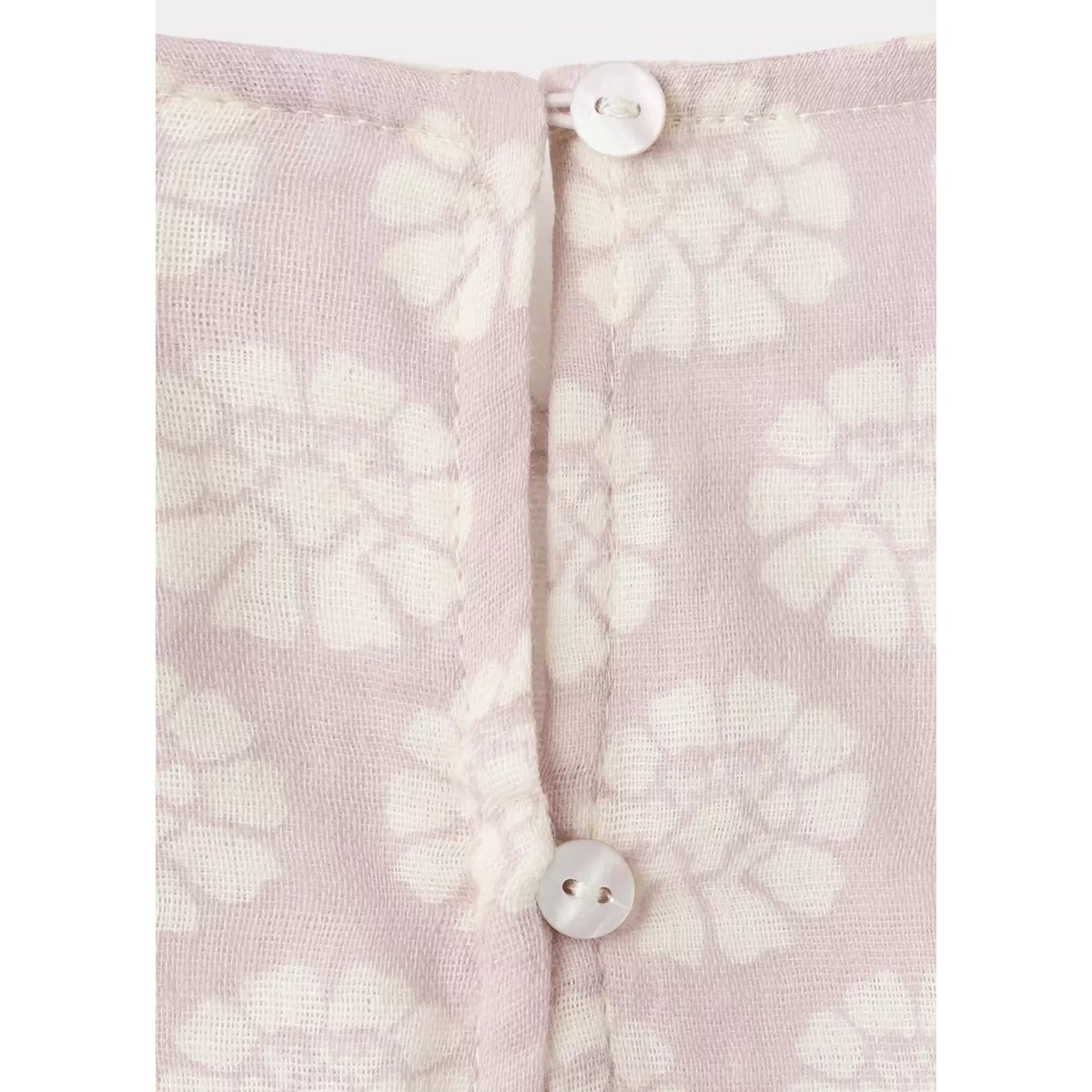 Robe courte en imprimé fleuri rose, MANGO BABY