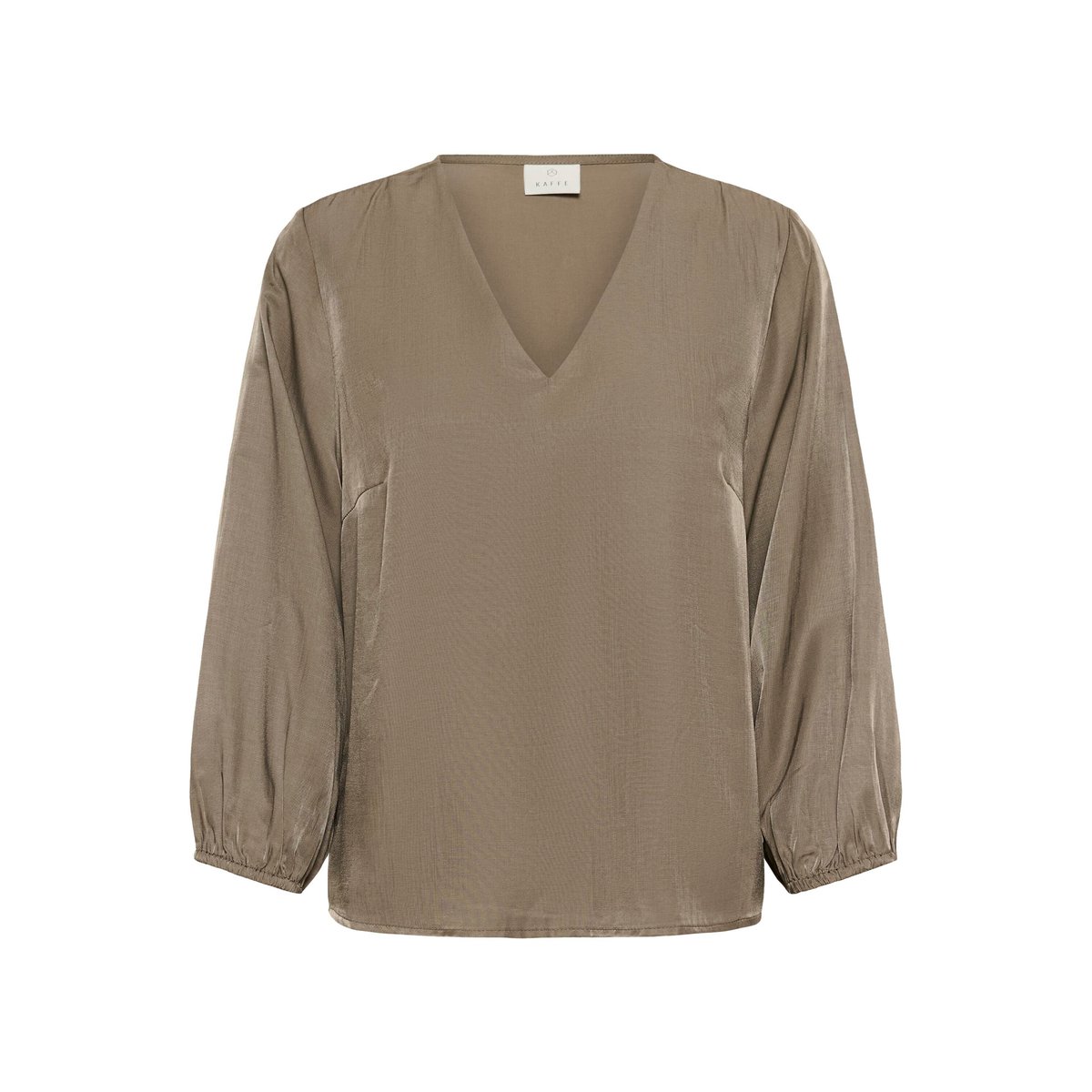 Blouse à manches longues gris morel, KAFFE