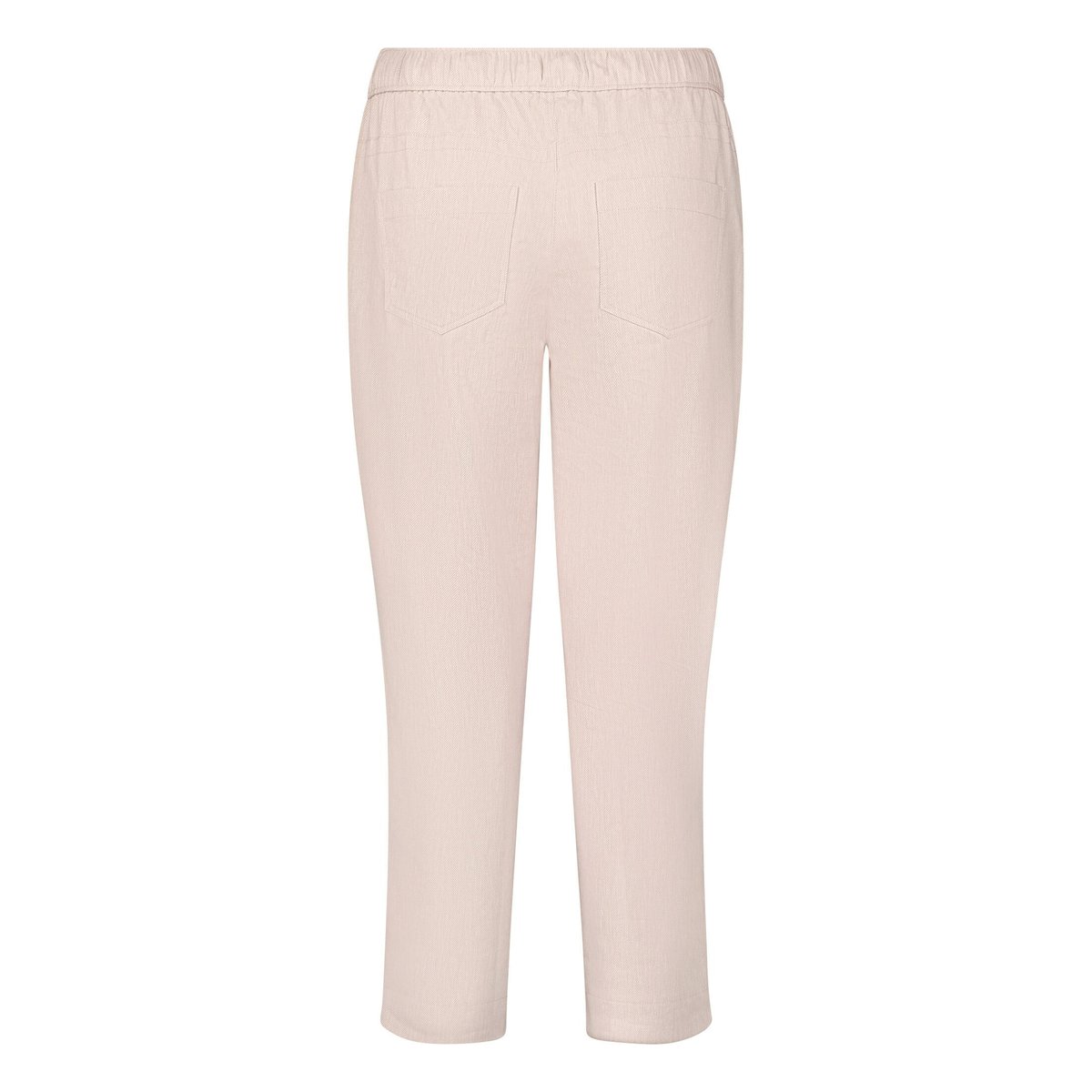 Pantalon casual à taille élastique beige, BETTY & CO