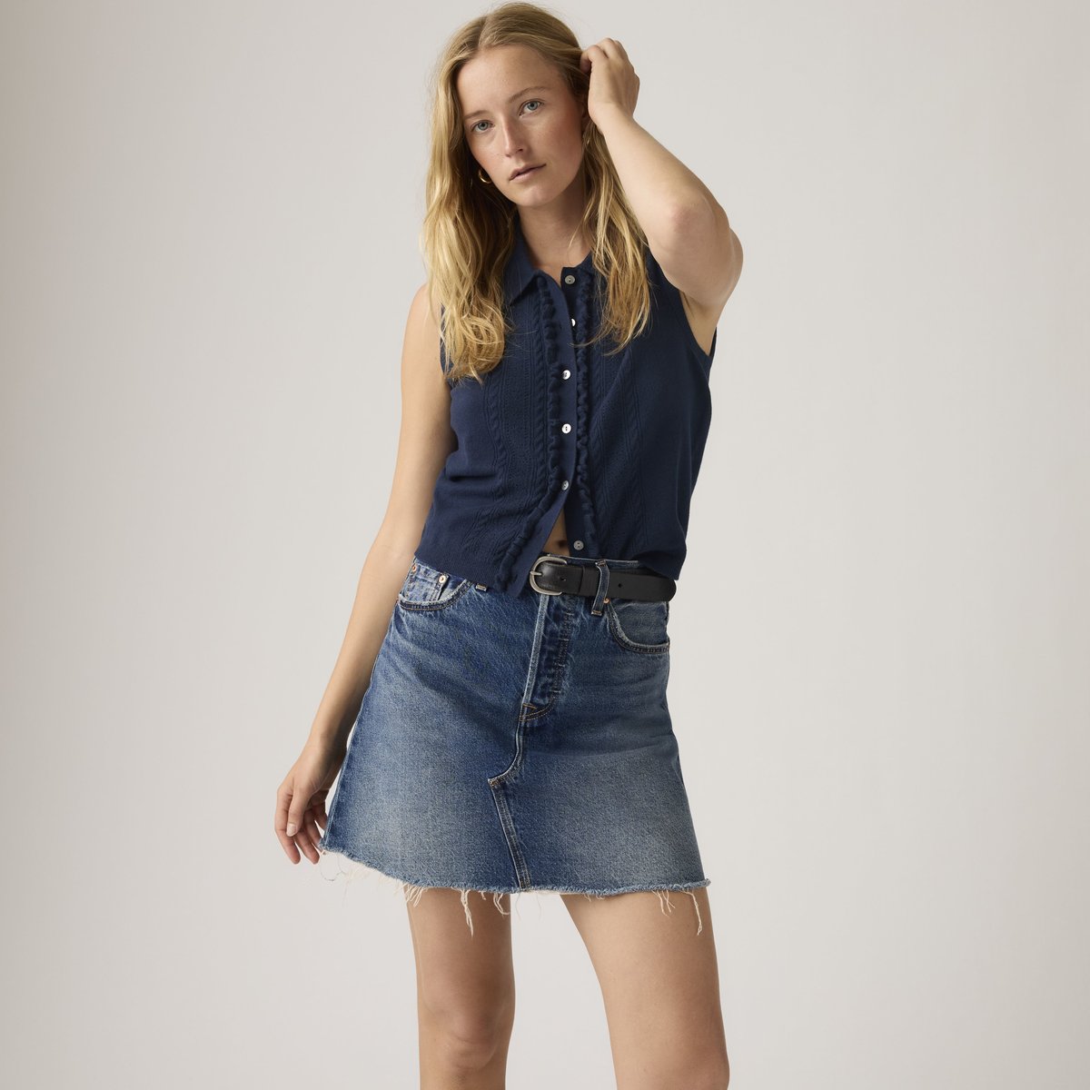 Jupe courte denim free lunch, LEVI'S