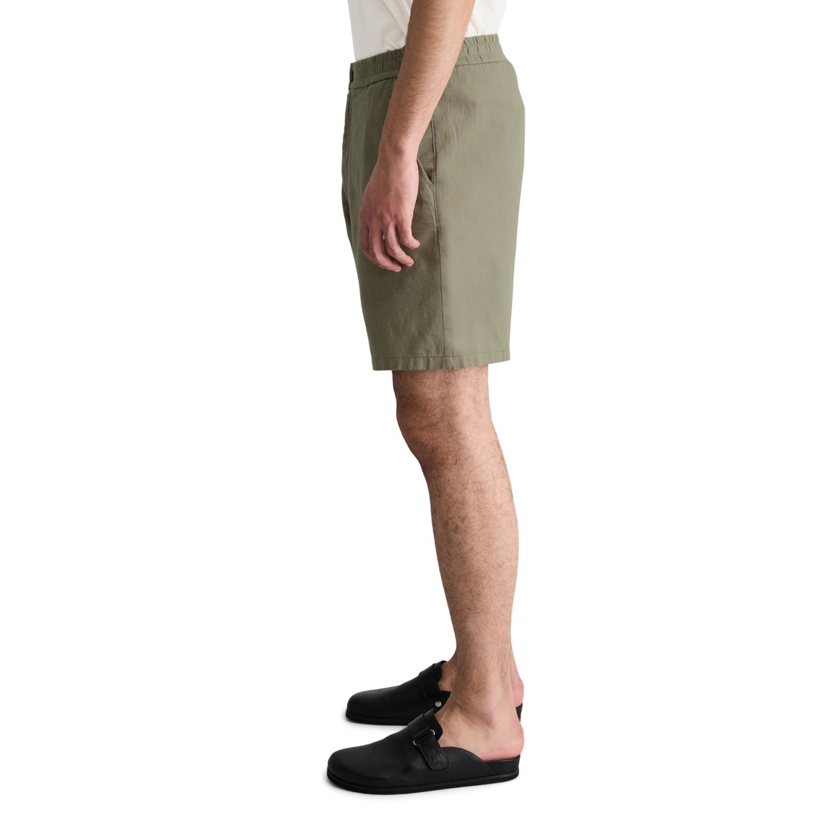 Short relaxed en coton bio et en lin vert, MARC O’POLO DENIM