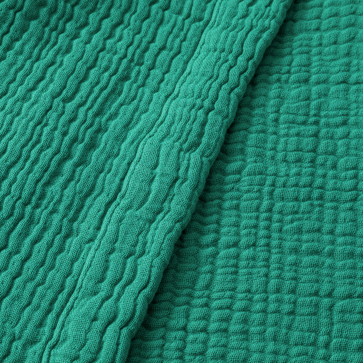 Plaid en gaze de coton, YAFA vert menthe, AM.PM