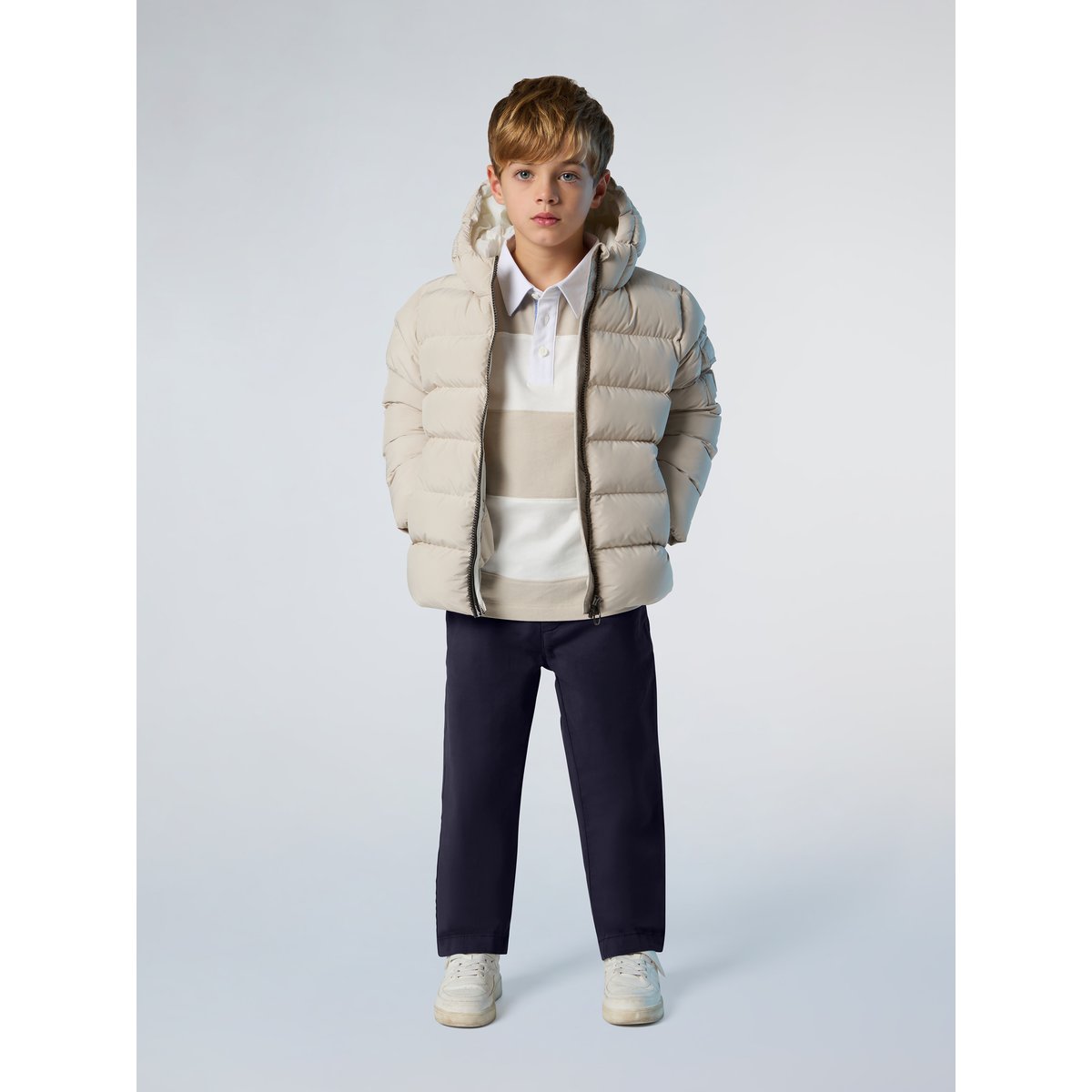 Chino à taille élastiquée bleu marine, NORTH SAILS