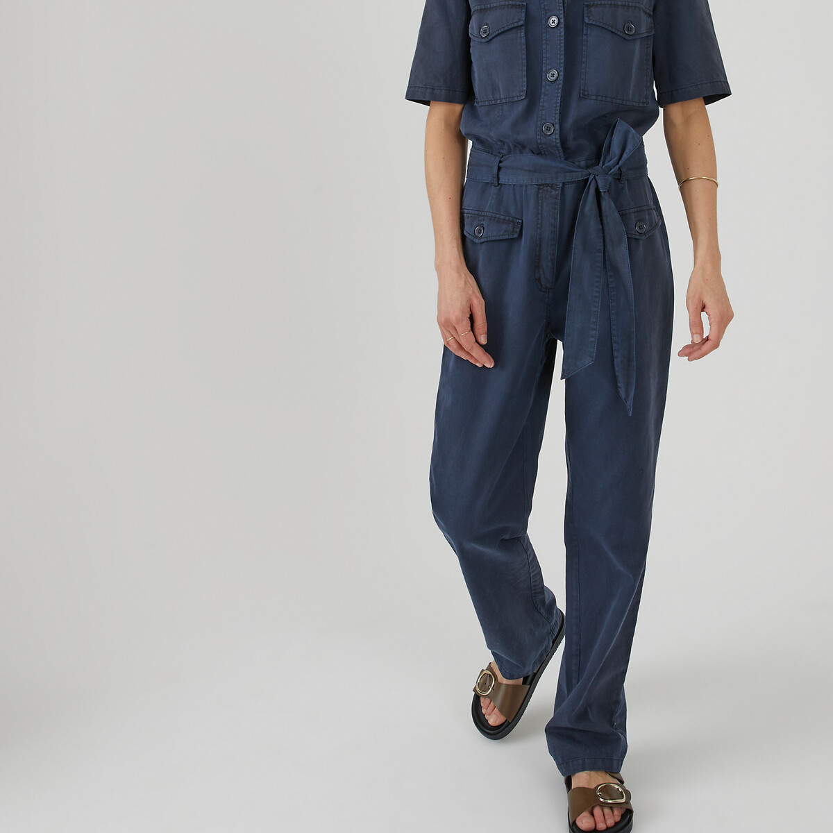 Combinaison manches courtes marine, LA REDOUTE COLLECTIONS