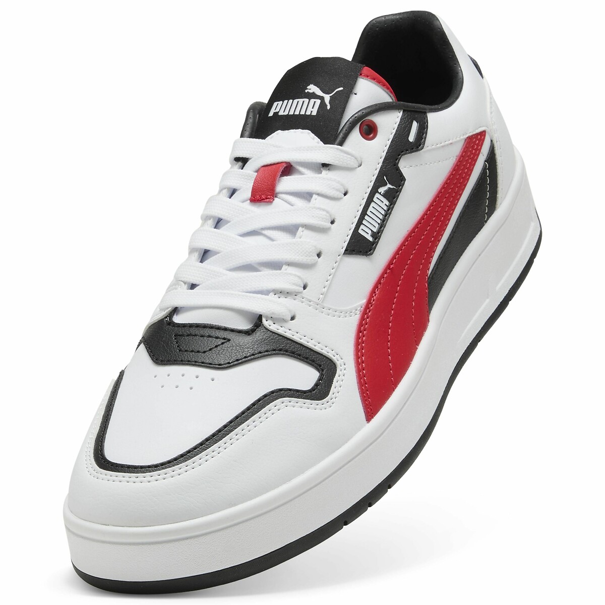 Baskets Court Classic Street blanc/rouge/noir, PUMA