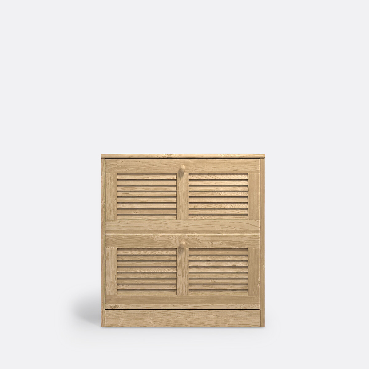 Mueble zapatero Mayor, 2 puertas madera clara natural, SO'HOME
