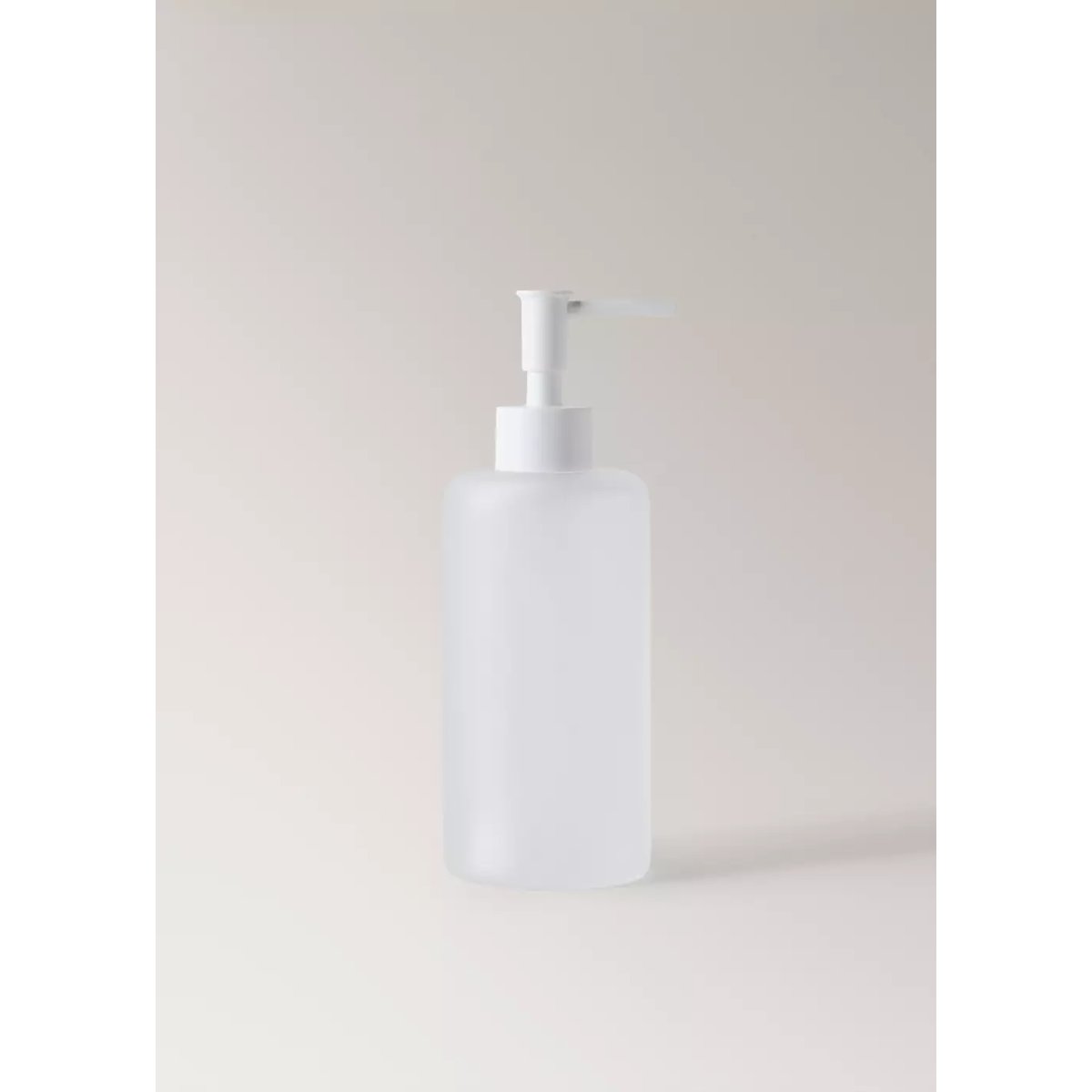 Distributeur de savon en verre dépoli blanc, MANGO HOME