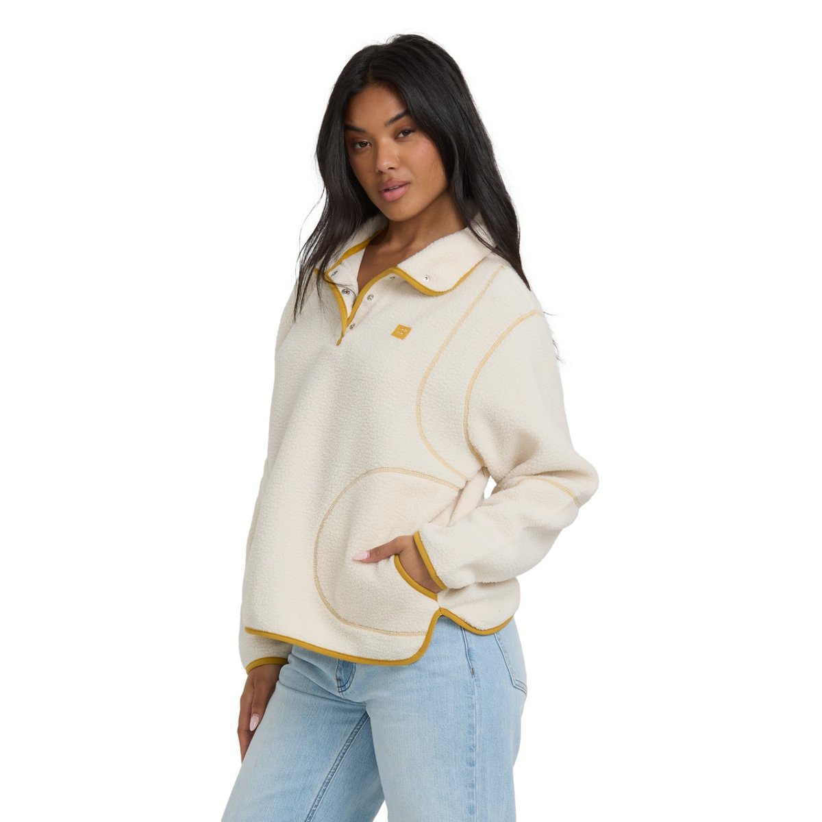 Demi-fermeture à boutons-pression STREAMER blanc whitecap, BILLABONG