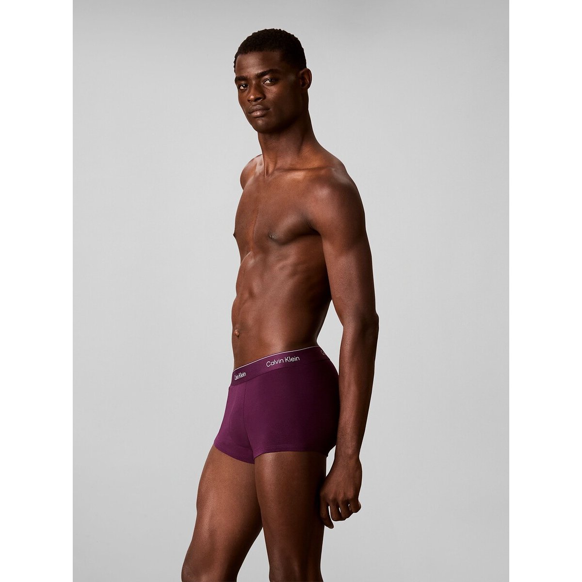 Lot de 5 relaxed fit boxers noir + gris + violet + olive, CALVIN KLEIN UNDERWEAR
