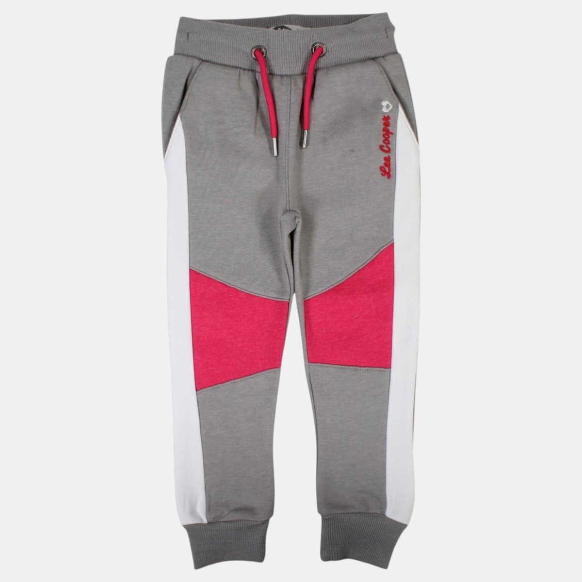 Pantalon de jogging resserré aux chevilles, coupe décontractée et taille élastique à cordon ENERGY gris, LEE COOPER