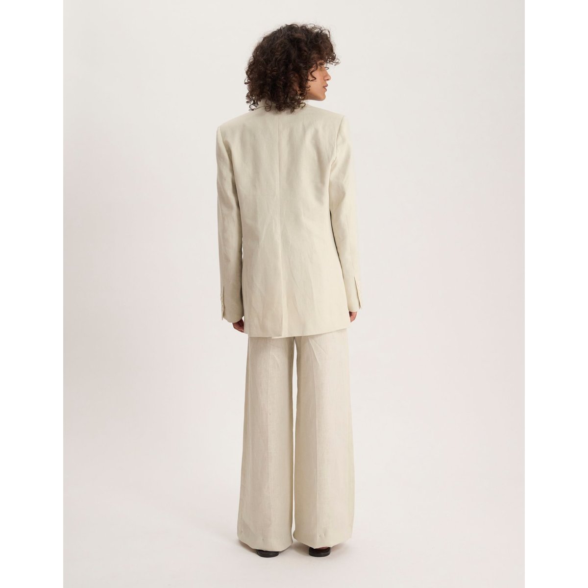Veste Thadée en lin ecru, INES DE LA FRESSANGE PARIS