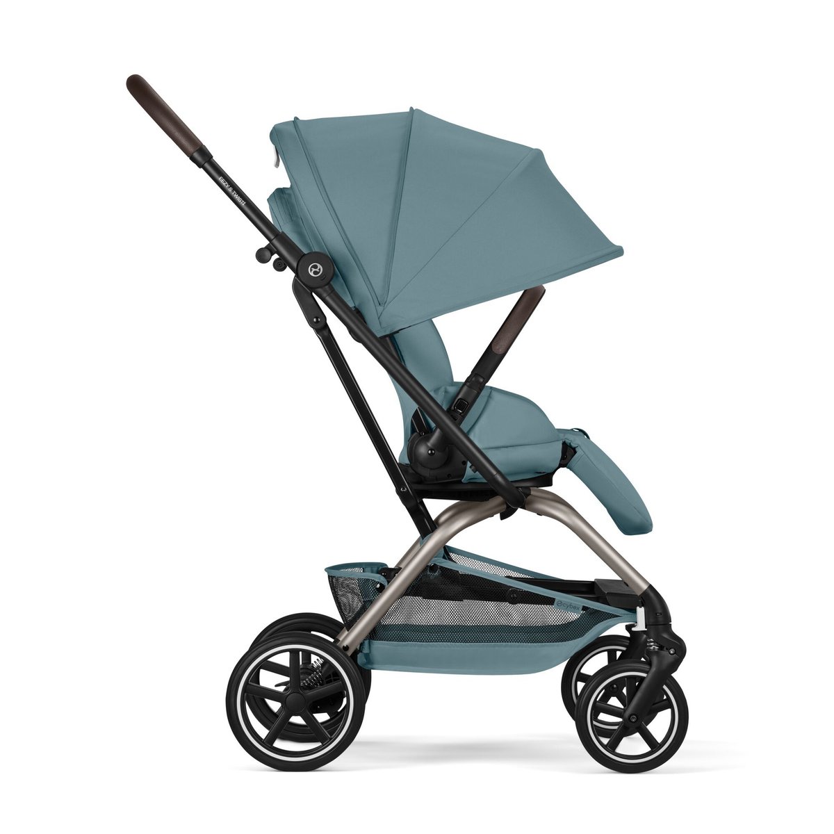 Pack poussette duo Eezy S Twist+ 2 + siège auto Cloud G i-Size bleu stormy blue, CYBEX