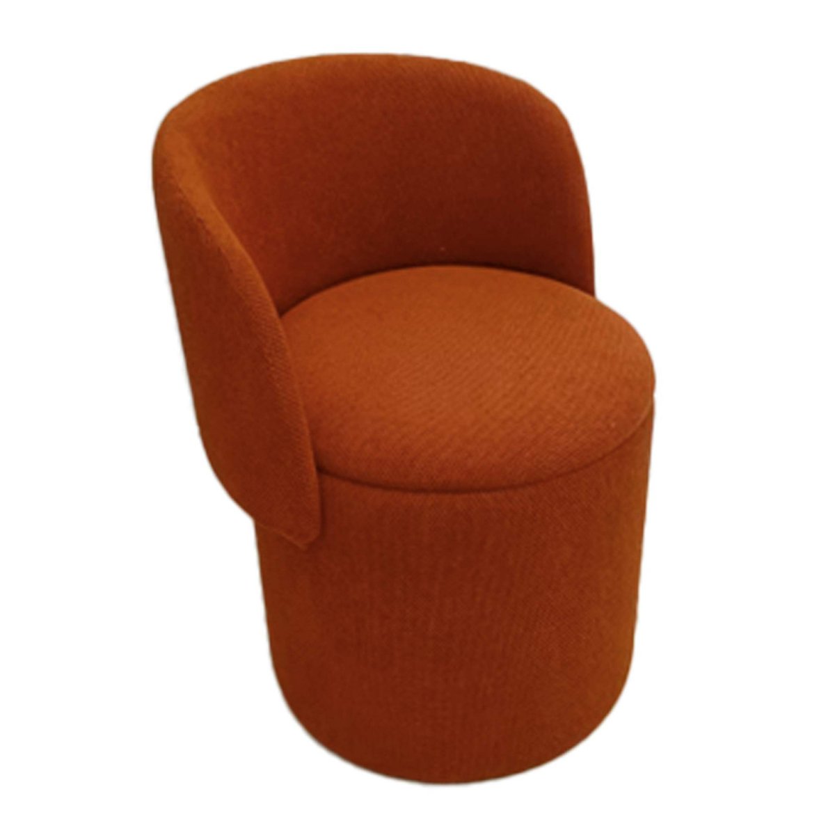 Pouf fauteuil Eclipse léopard - ECLIPSE orange, AMADEUS