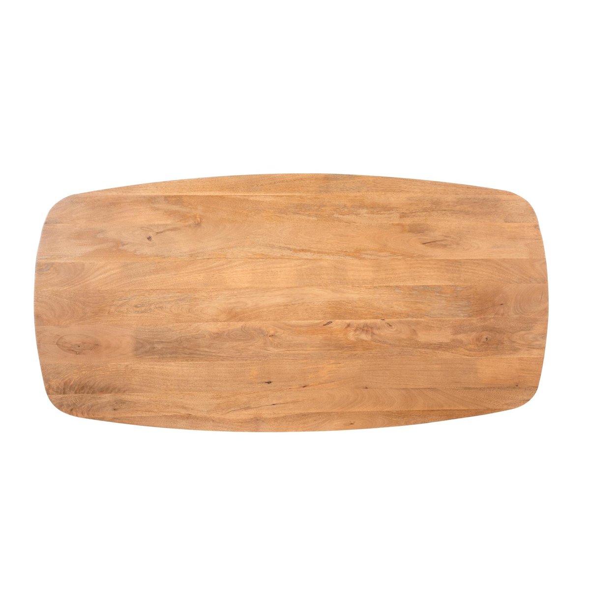 Table en bois 240 cm, pied mikado bords arrondis UTAH bois naturel, PIER IMPORT