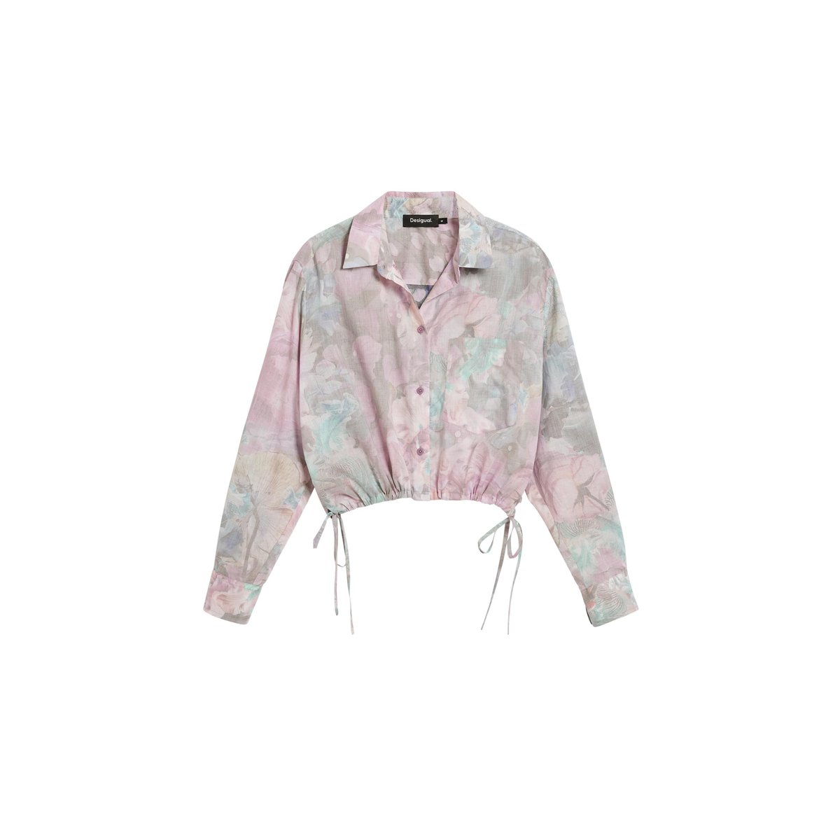 Chemise à liens conçue par Mr. Christian Lacroix rouge, DESIGUAL
