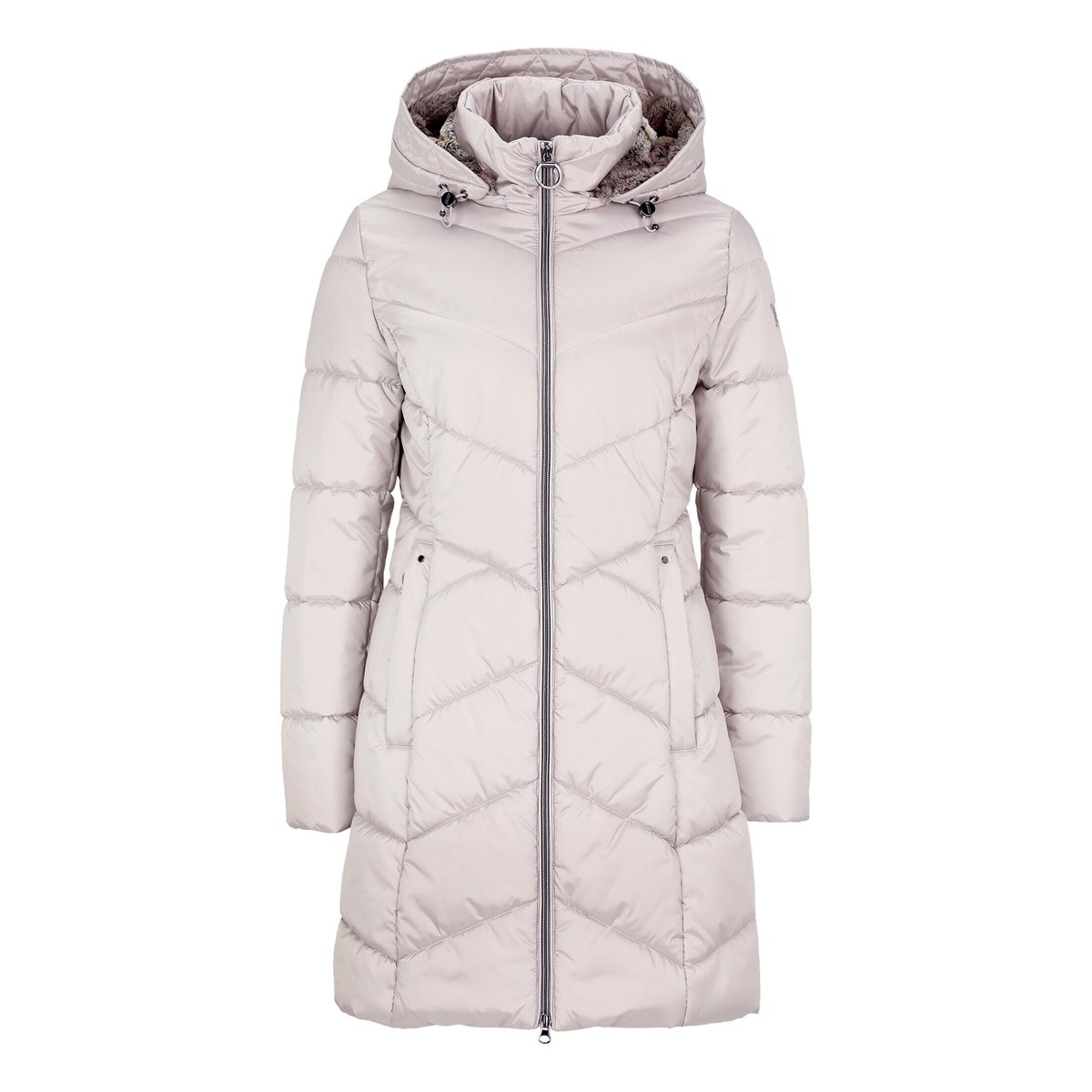 Veste outdoor à capuche amovible silver cloud, BETTY BARCLAY