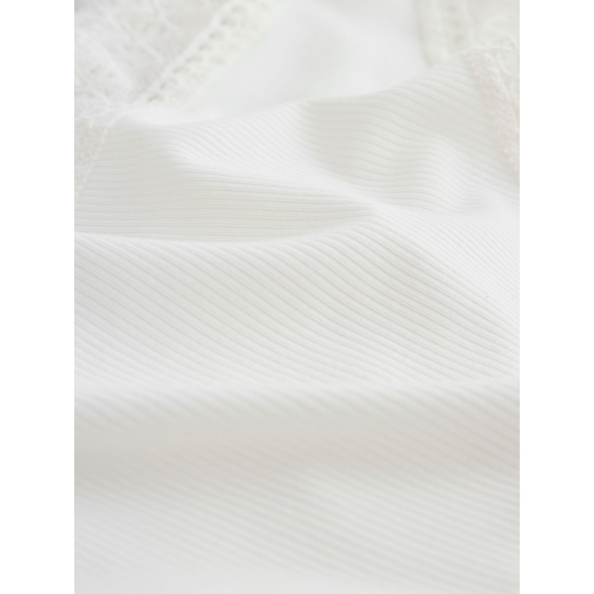 Culotte confort en dentelle et micro modal crème, NEXT