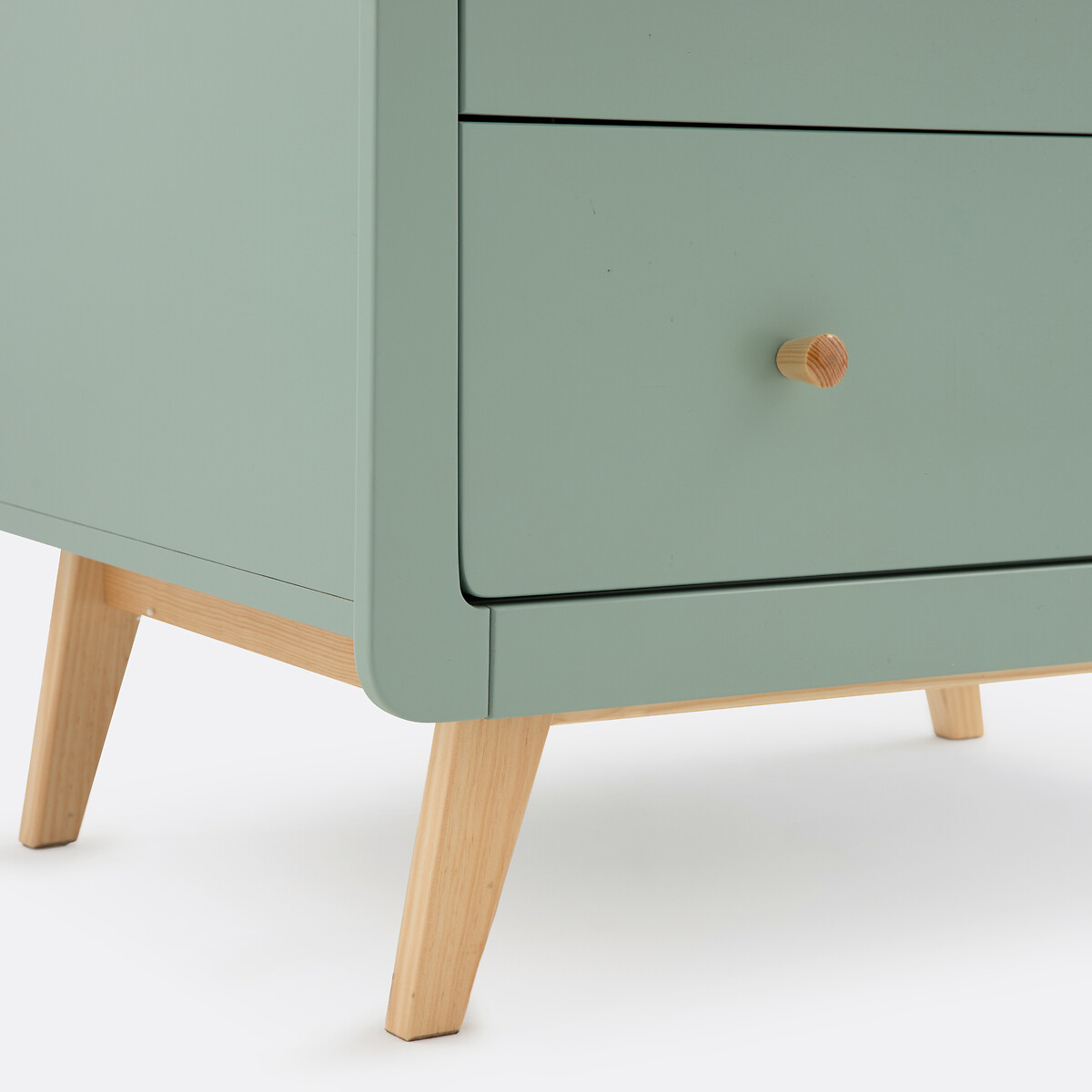 Cómoda, muda-fraldas, 3 gavetas, WILLOX verde-acinzentado, LA REDOUTE INTERIEURS