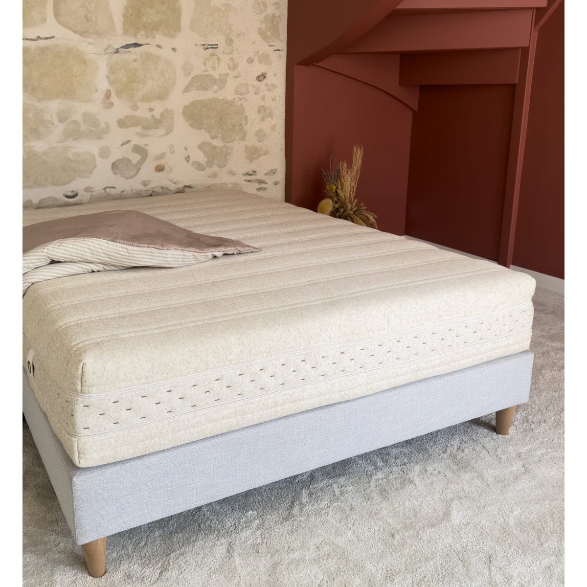 Matelas Adulte Chanvrenatura® Vario blanc, KADOLIS