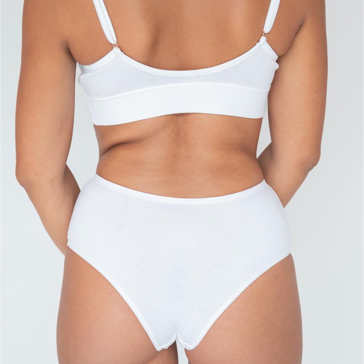 Shorty Tanga Coton blanc, WE ARE JOLIES
