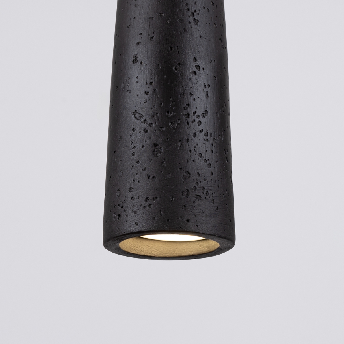 Suspension Béton Noir GU10 1 Electra noir, EDEN