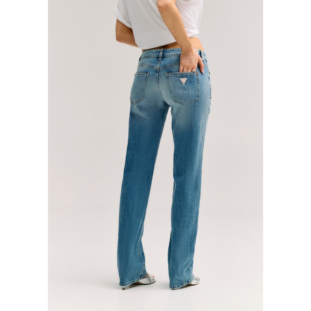 Jean Nicky Straight bleu, GUESS