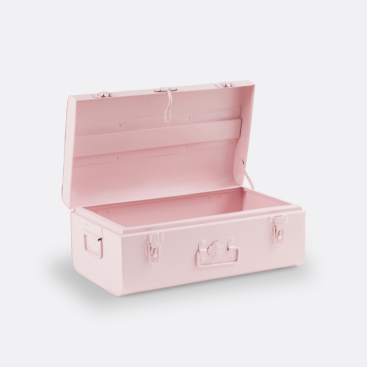 Cantine malle en métal acier, Masa rose poudré, LA REDOUTE INTERIEURS