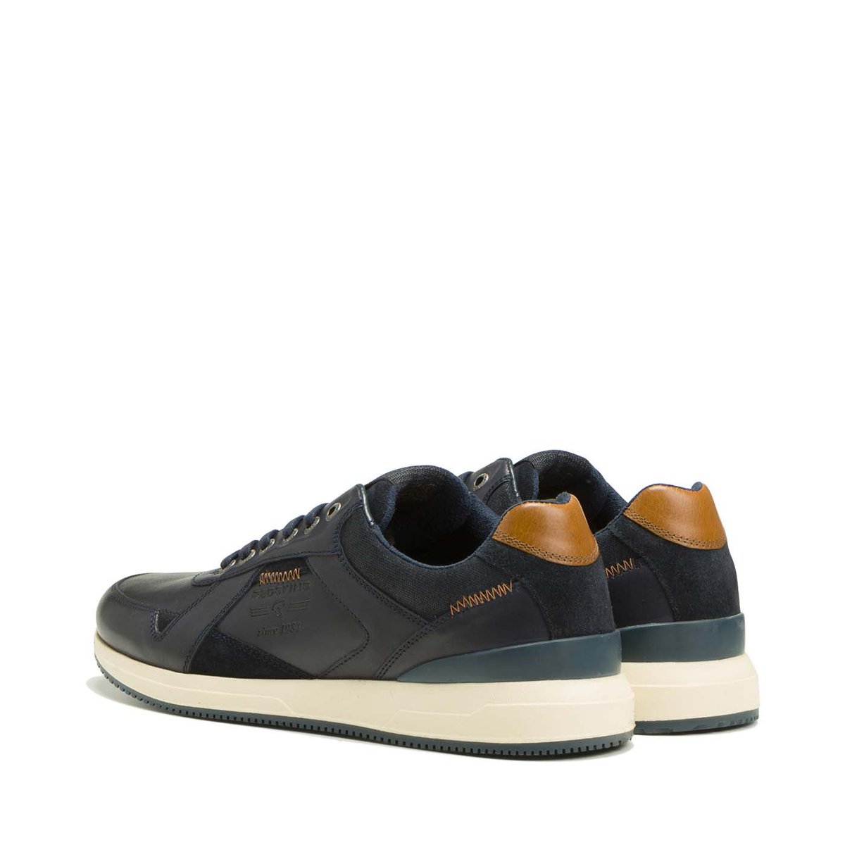 Baskets cuir CAVADO marron, REDSKINS