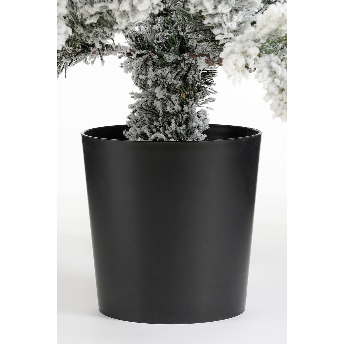 Sapin de Noël artificiel enneigé H120 cm GRIMSHAW vert, BLACK BOX TREES