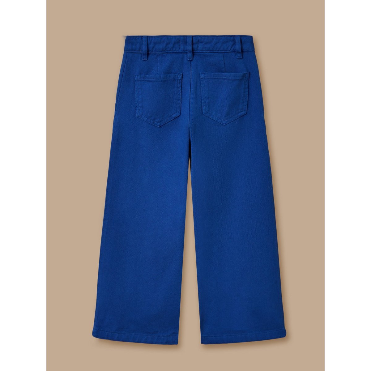 Pantalon large en twill - Collection JUNIOR outremer, CYRILLUS